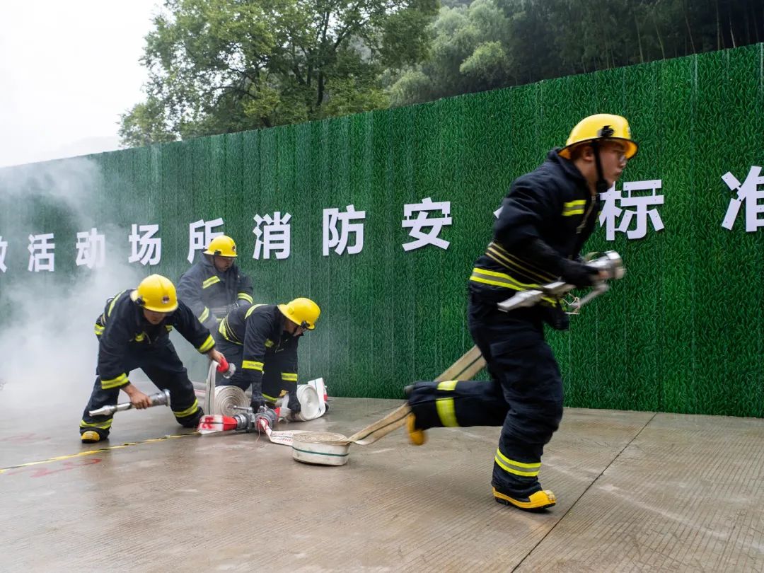 新闻｜“同心同行，共筑亚运”——忻州市宗教活动场所消防数字化管理现场会暨消防技能比武活动在中天竺法净寺隆重举行