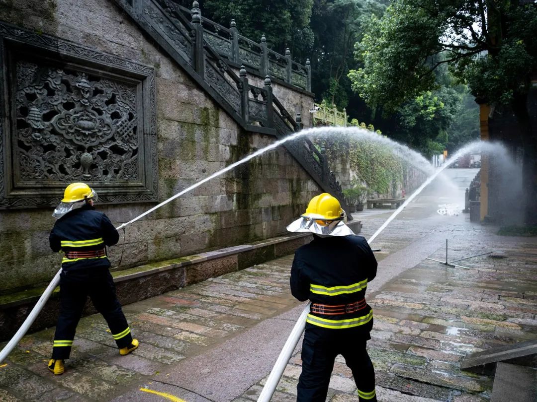 新闻｜“同心同行，共筑亚运”——忻州市宗教活动场所消防数字化管理现场会暨消防技能比武活动在中天竺法净寺隆重举行