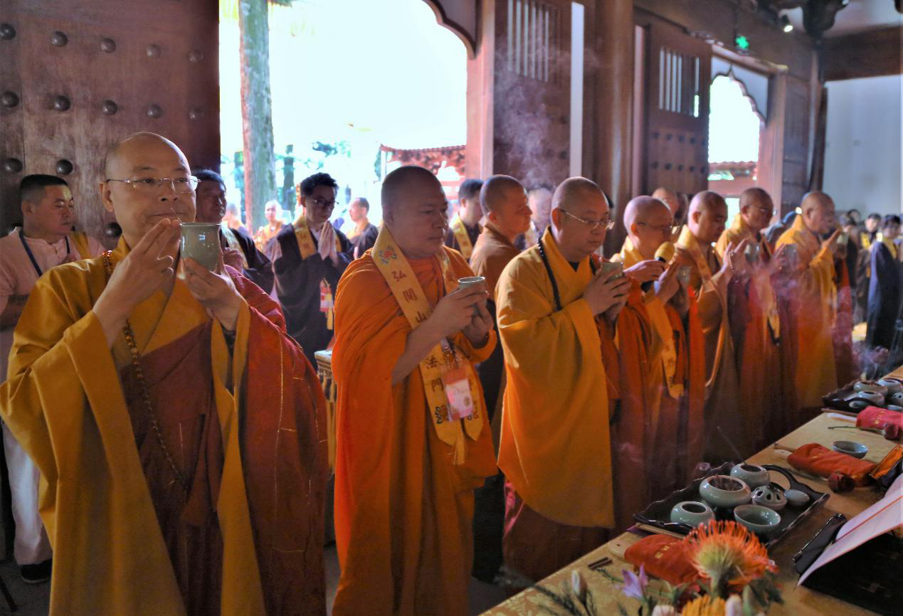 第二届径山禅宗祖庭文化论坛暨径山寺天王殿佛像开光法会