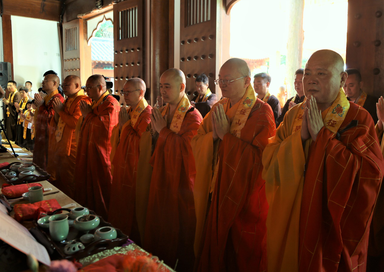 第二届径山禅宗祖庭文化论坛暨径山寺天王殿佛像开光法会