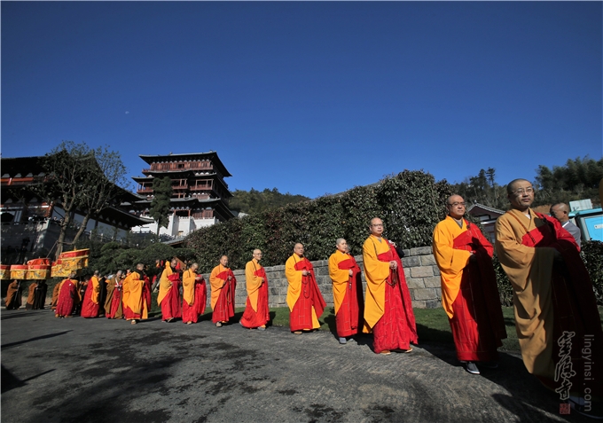 径山万寿禅寺举行禅宗祖庭文化论坛暨大殿落成佛像开光法会