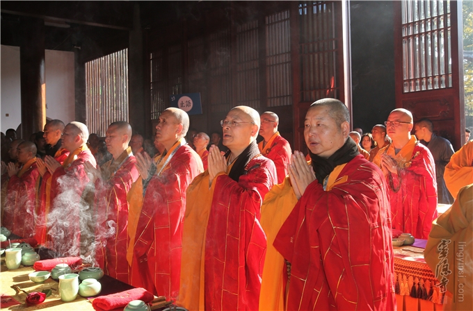 径山万寿禅寺举行禅宗祖庭文化论坛暨大殿落成佛像开光法会